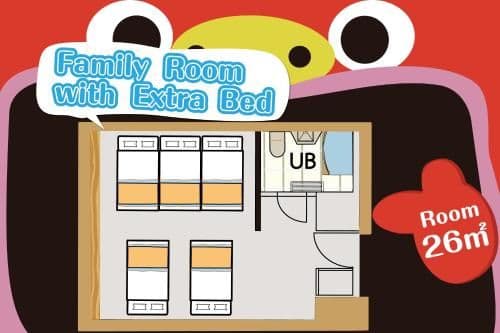 Family Room with Extra Bed - Non-Smoking