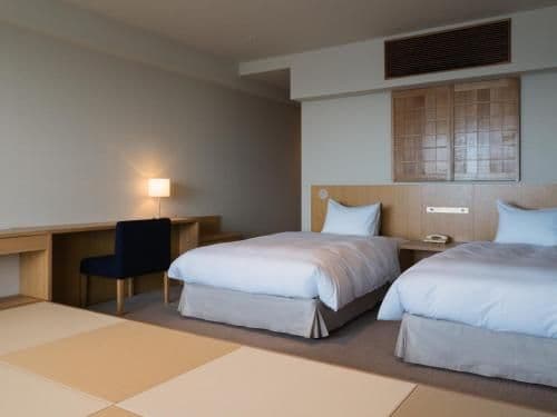 Twin Room with Tatami Area - Non-Smoking