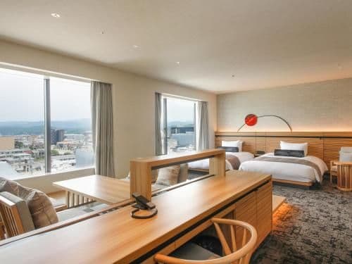 Premiere Twin Room with Tatami Area - Non Smoking - Buffet Dinner Included - (New) Orinkaku Wing