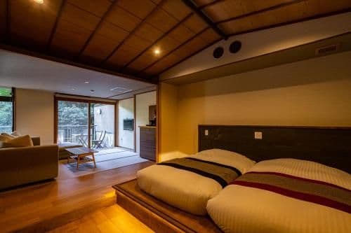 Family Room with Open-Air Bath
