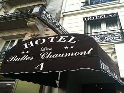 Buttes Chaumont Hotel Buttes Chaumont Hotel