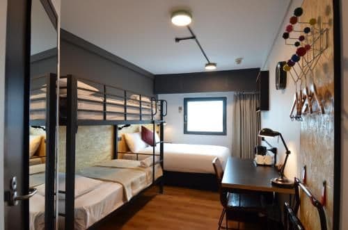 Family Room with 1 Queen Bed and 1 Bunk Bed