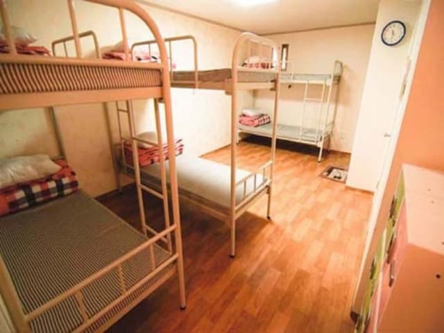 Bed in dormitory FEMALE ROOM
