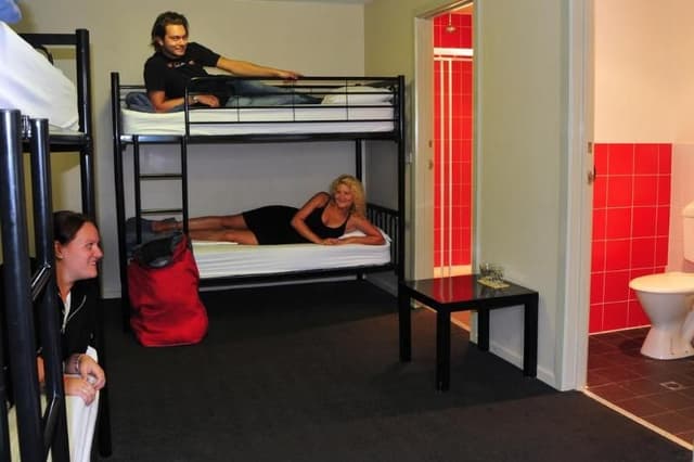 Bed in dormitory FEMALE ROOM