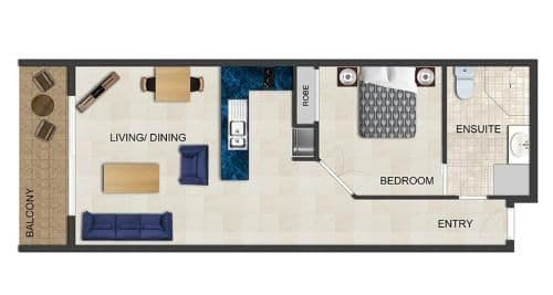 One-Bedroom Apartment