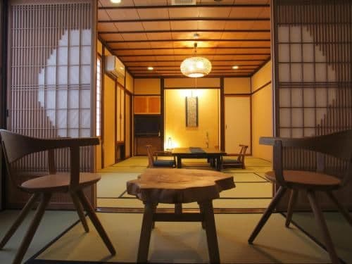 Japanese-Style Room with Open-Air Bath
