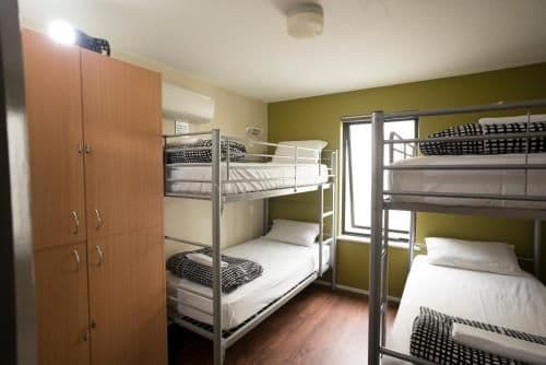 Bed in 4-Bed Female Dormitory Room with Shared Bathroom