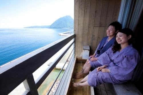 Japanese-Style Deluxe Room with Foot Bath and Sea View - Top Floor