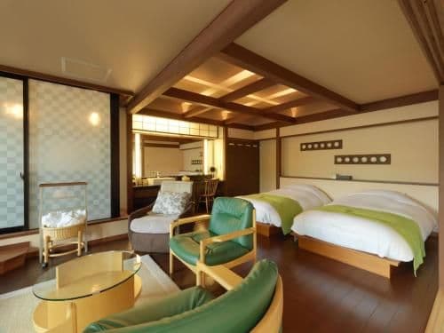 Standard Suite with Open-Air Bath and Forest View - Traditional Japanese Style Kaiseki Dinner + Japanese Style Breakfast Included