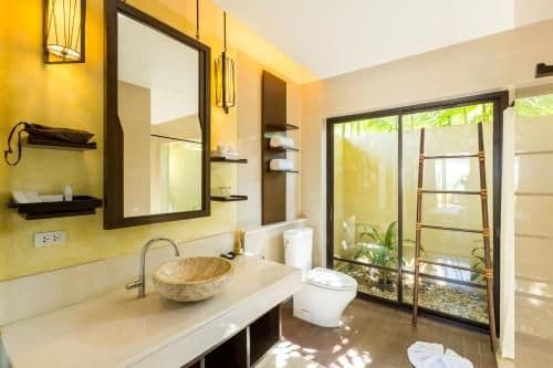 Beachfront villa with private pool