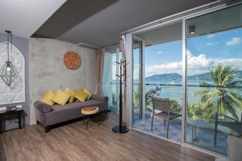 Deluxe Double Studio with Sea View and Bath
