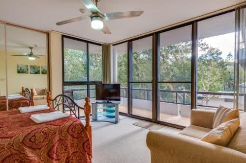Three-Bedroom Apartment with Garden View
