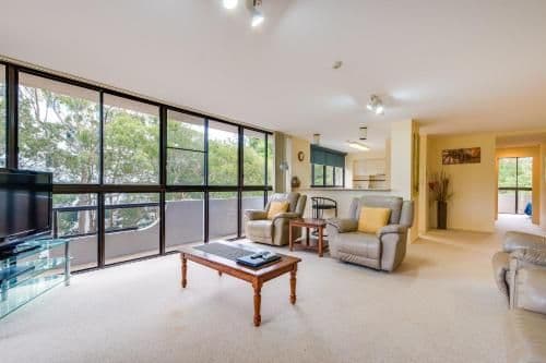 Three-Bedroom Apartment with Garden View
