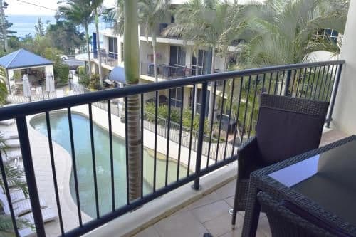 Two-Bedroom Apartment with Ocean View From Balcony - Upstairs