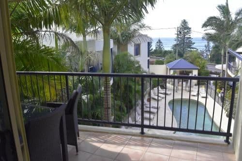 Two-Bedroom Apartment with Ocean View From Balcony - Upstairs