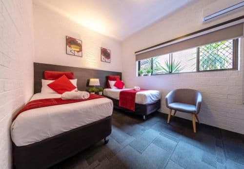 Budget Twin Room with Shared Bathroom