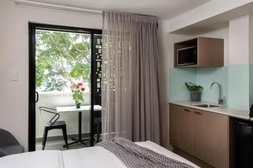 Deluxe Queen Studio with Kitchenette and Balcony