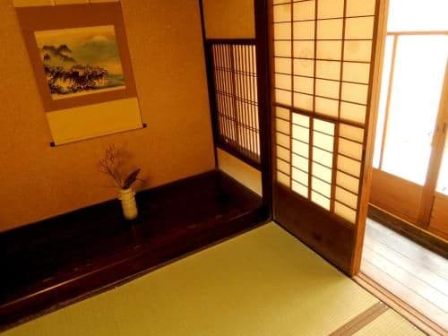 Japanese-Style Room with Shared Bathroom and Garden View