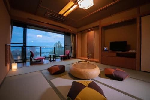 Room with Tatami Area and Open-Air Bath