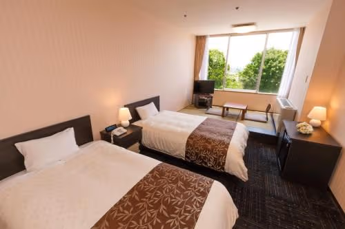 Twin Room with Tatami Area - Non-Smoking