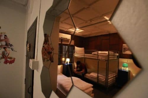 Bunk Bed in Male Dormitory Room