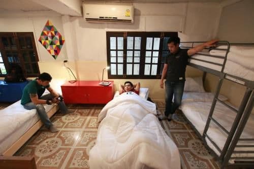 Bunk Bed in Male Dormitory Room