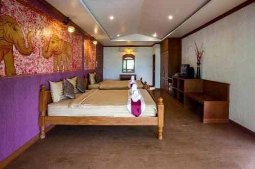 Quadruple Room with Sea View