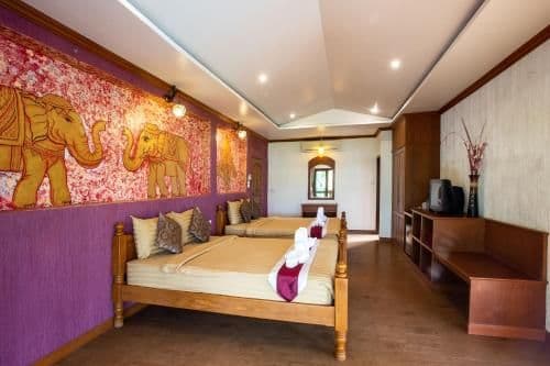 Quadruple Room with Sea View