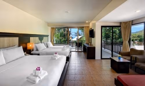 Quadruple Room with Balcony