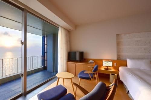 Premium Twin Room with Ocean View - Annex - Non-Smoking
