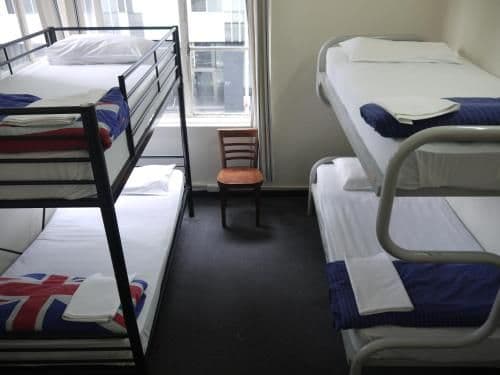 Bed in 4-Bed Female Dormitory Room with Shared Bathroom