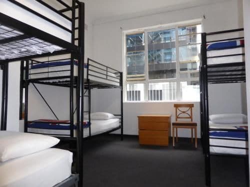 Bed in 6-Bed Female Dormitory Room with Shared Bathroom