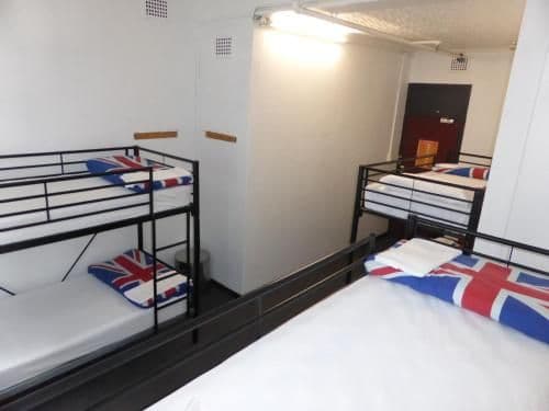 Bed in 6-Bed Female Dormitory Room with Shared Bathroom