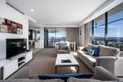 Three-Bedroom Apartment with Water View