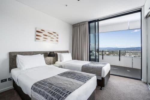 Three-Bedroom Apartment with Water View