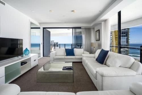 Three-Bedroom Apartment with Water View
