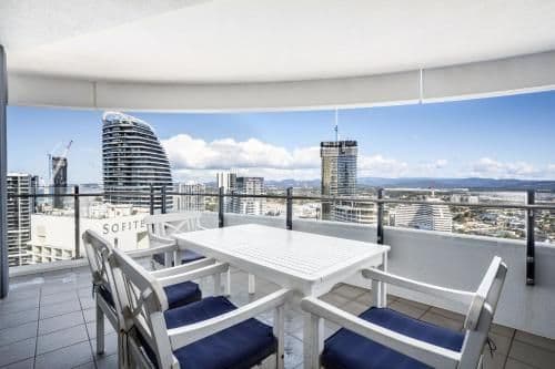 Three-Bedroom Apartment with Water View