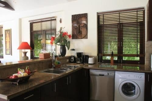 Beachfront Three-Bedroom Villa with Private Pool with Round Trip Airport Transfer