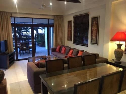 Beachfront Three-Bedroom Villa with Private Pool with Round Trip Airport Transfer