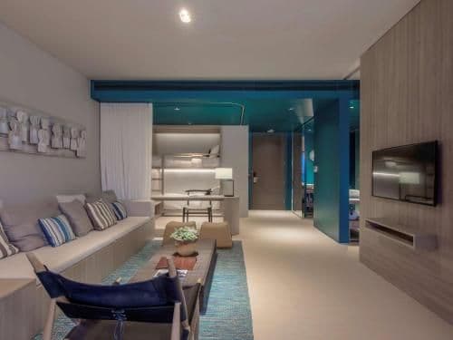 Family Pool Suite With A King Bed A Bunk Bed And Garden View