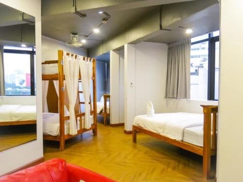 Private Room with 4 Beds and Private Bathroom