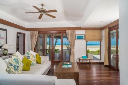 Four-Bedroom Beachfront Villa with Private Pool