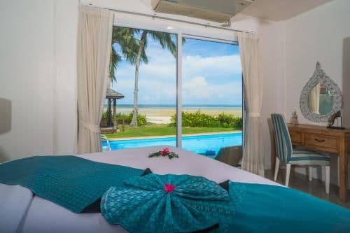 Three-Bedroom Beachfront Villa with Private Pool