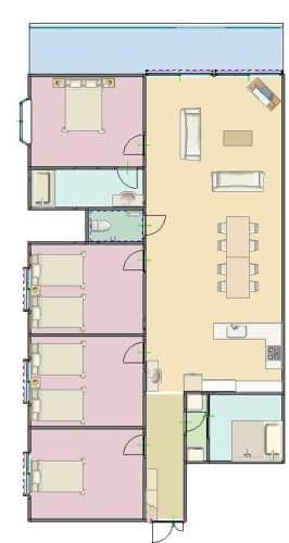 Four-Bedroom Condominium with Ocean View