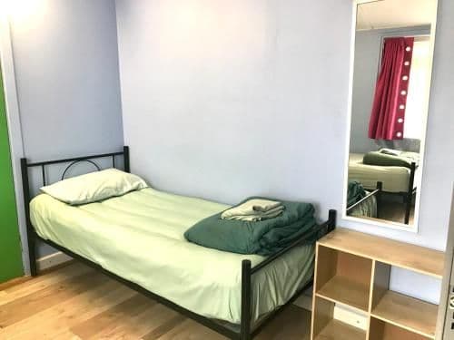 Single Bed in Female Dormitory Room