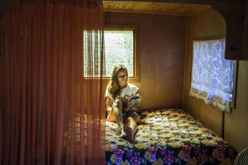 Caravan with Shared Bathroom