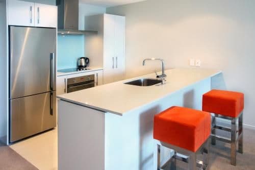 Three-Bedroom Apartment with 2 Queen + 2 Single beds.