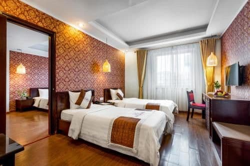 Two Connecting Double Rooms