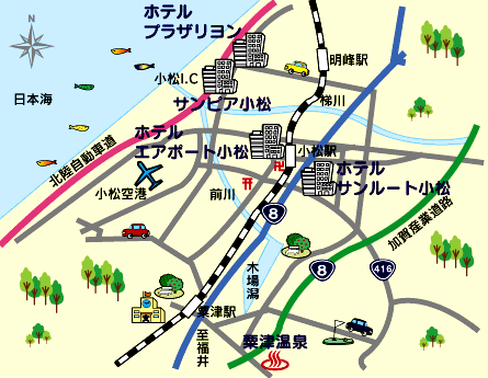 Hotel Sunroute Komatsu3
