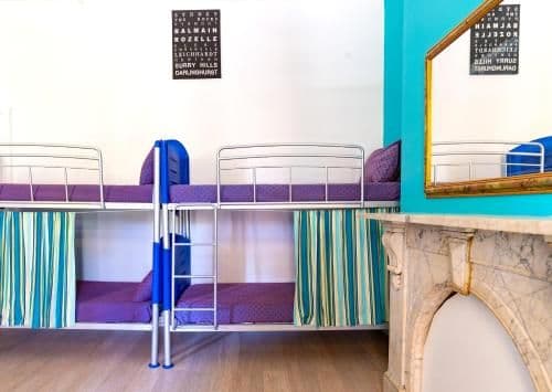 Bed in 10-Bed Female Dormitory Room with Shared Bathroom